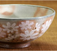 【母の日】秋桜・ご飯茶碗
